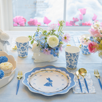 Belle Blue Elegant Floral Cups, Shopsweetluluss