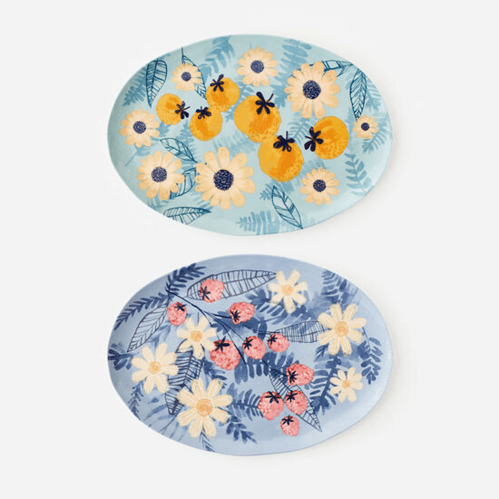Berries & Florals, Oval Platter - 2 Style Options, Shopsweetluluss