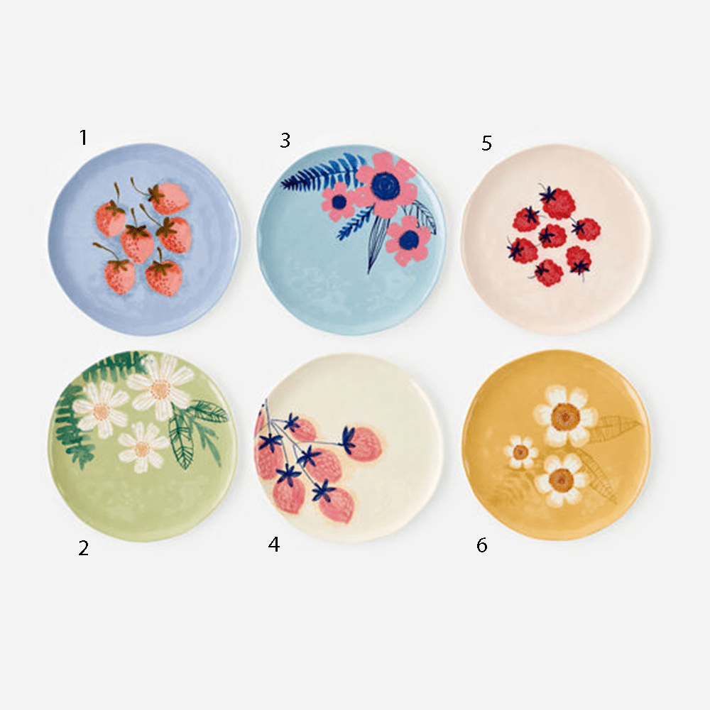 Berries & Florals, Small Plate - 6 Style Options, Shopsweetluluss