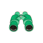 Binoculars Die-Cut Napkins, Shopsweetluluss