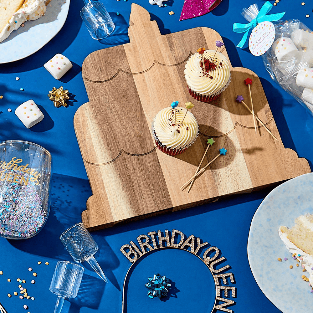 Birthday Cake Board w/ Picks, Shopsweetluluss
