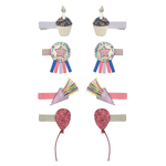 Birthday Theme Mini Hair Clips, Shopsweetluluss