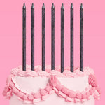 Black Glitter Candles - 10pk, Shopsweetluluss