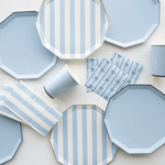Sky Blue Signature Bow Small Napkins, Shopsweetluluss