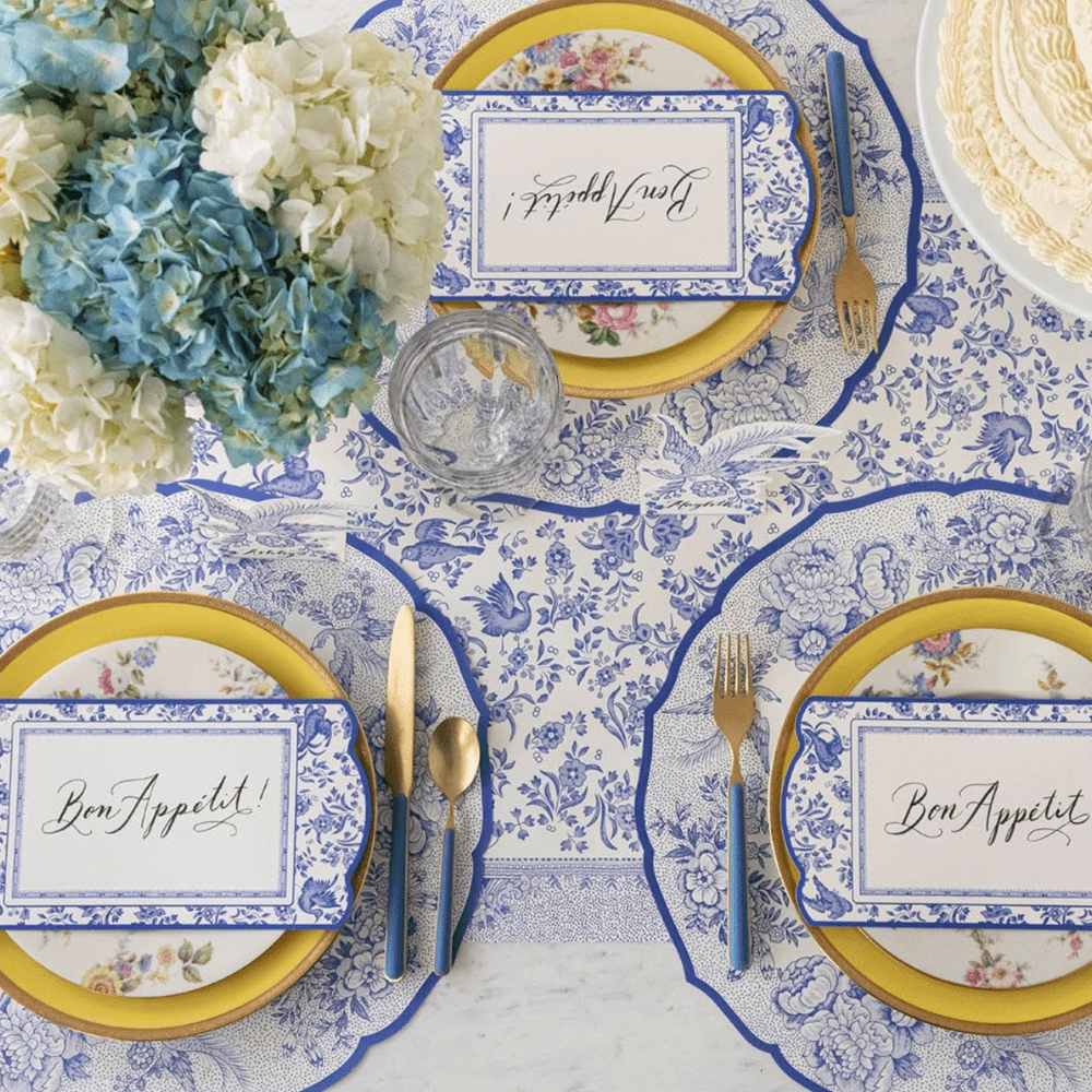 Blue Regal Peacock Table Runner, Shopsweetluluss