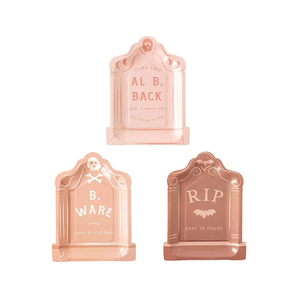 Boho Tombstone Plate Set, Shopsweetluluss