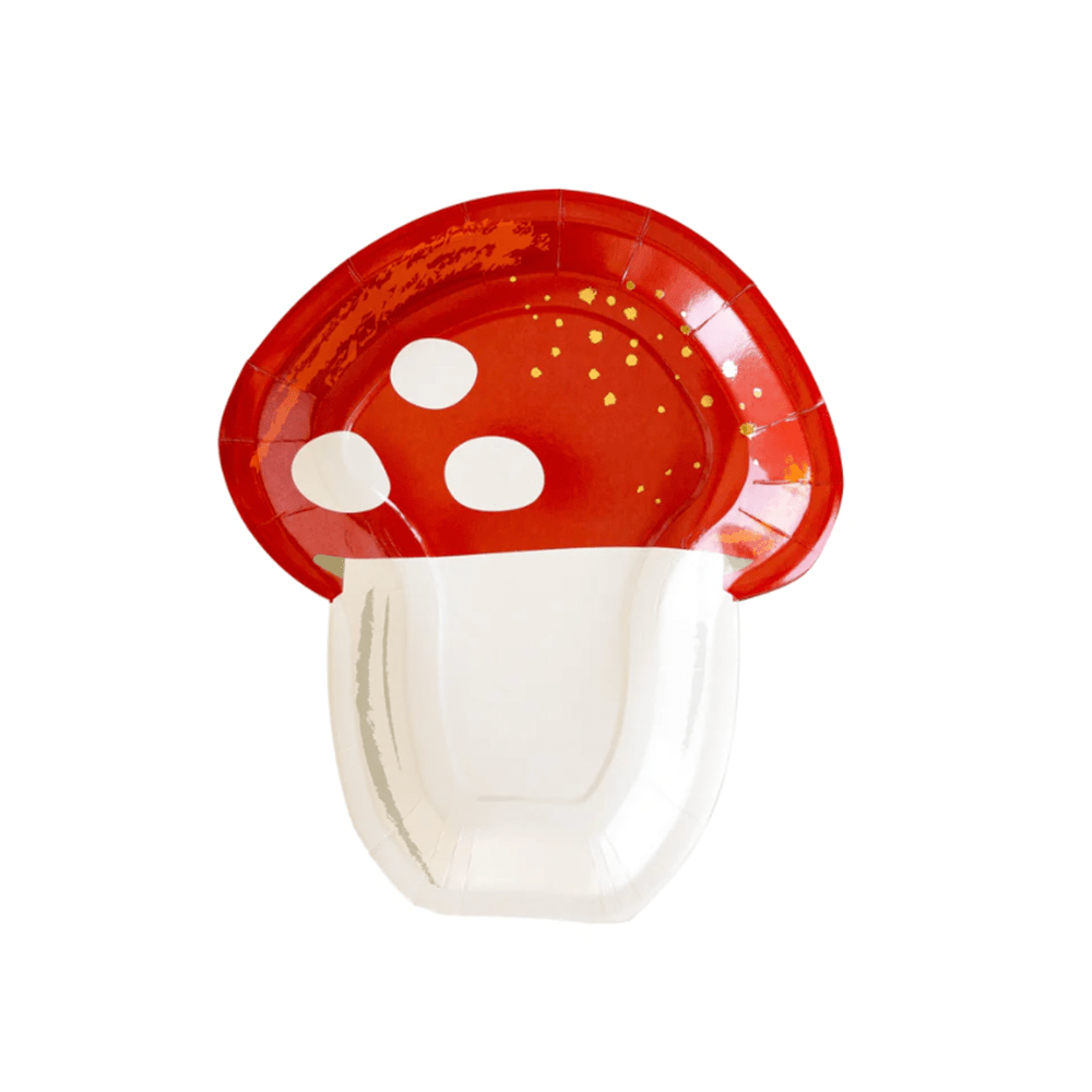 Botanical Mushroom Shaped Plates, Shopsweetluluss
