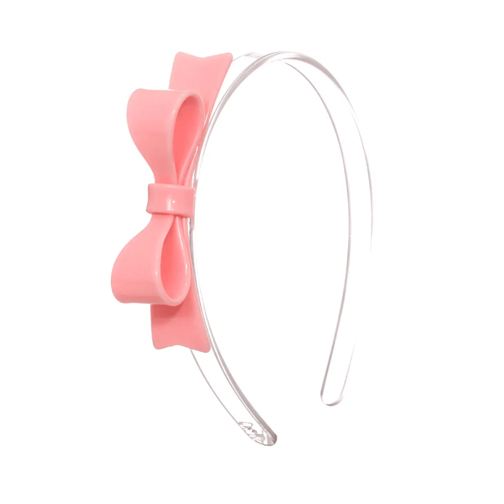 Bow Headband - Light Pink - Shopsweetluluss