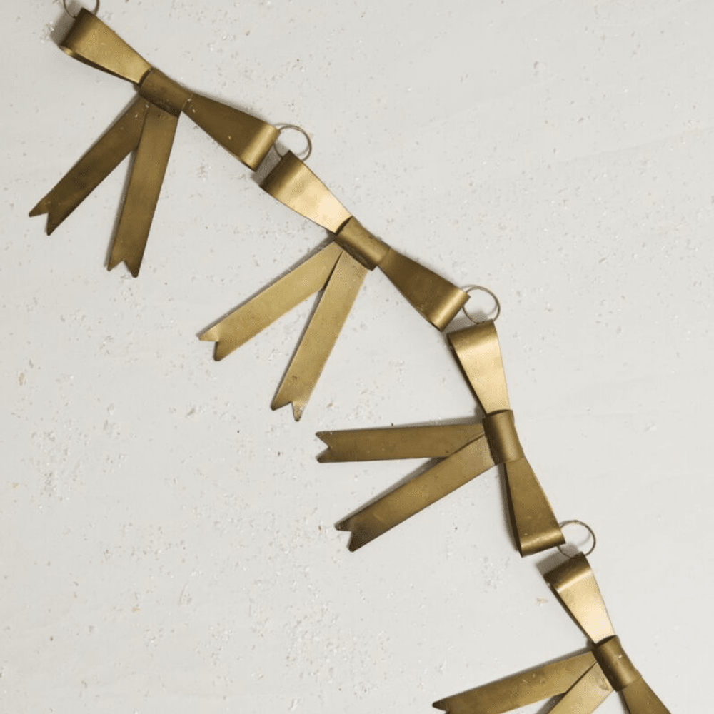 Bow Garland - Antique Gold, Shopsweetluluss