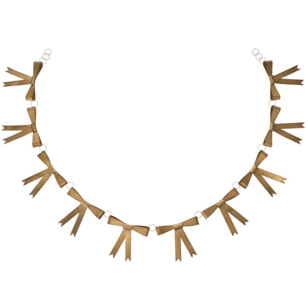Bow Garland - Antique Gold, Shopsweetluluss