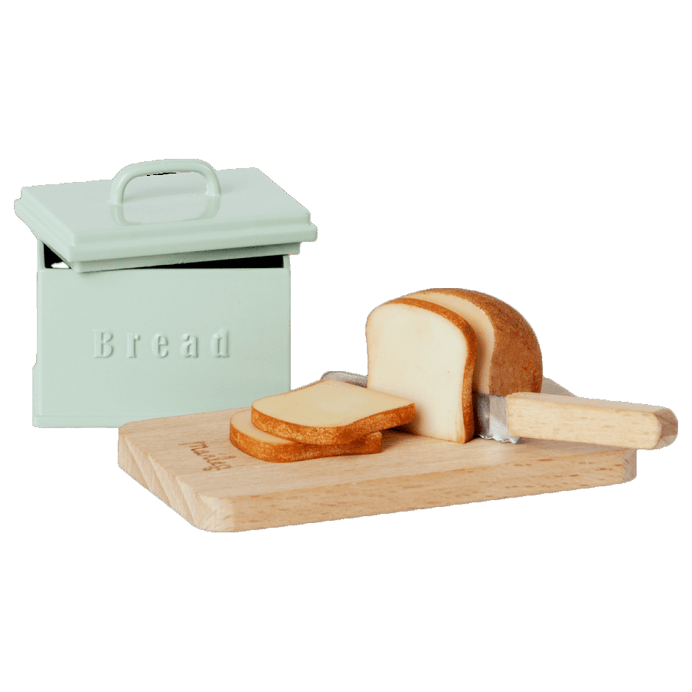 Bread Box w/ Utensils for Maileg Mice, Shopsweetluluss