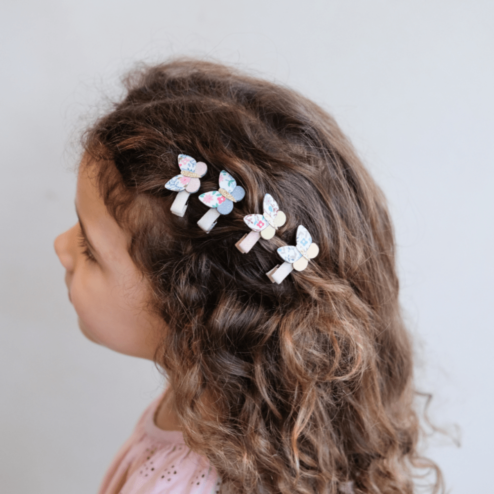 Betty Butterfly Mini Hair Clip Set, Shopsweetluluss