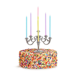 Candelabra Cake Topper & Candle Set - 4 Color Options, Shopsweetluluss