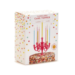 Candelabra Cake Topper & Candle Set - 4 Color Options, Shopsweetluluss