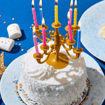 Candelabra Cake Topper & Candle Set - 4 Color Options, Shopsweetluluss