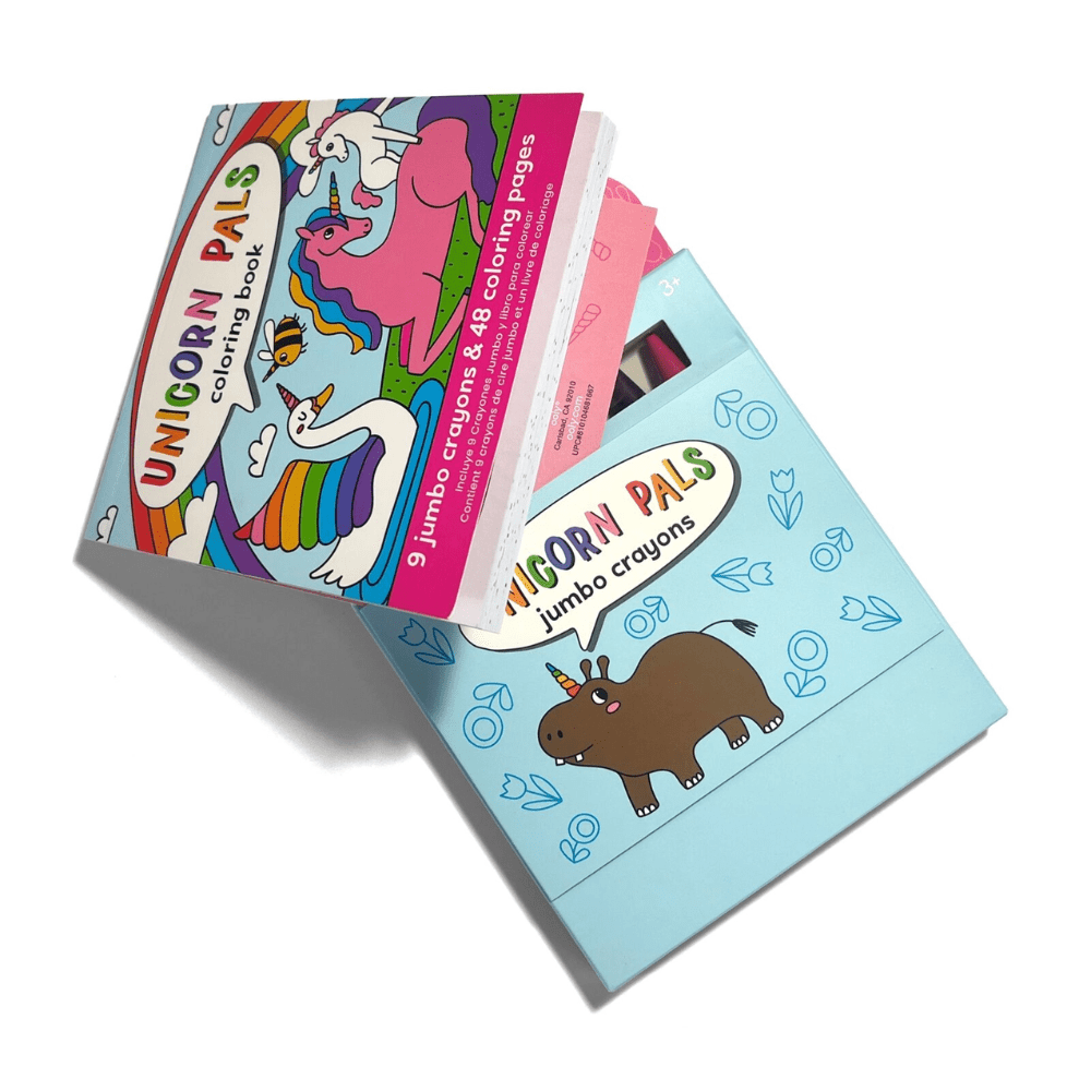 Carry Along Coloring Book Set - Unicorn Pals, Shopsweetluluss
