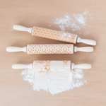 Wood Carved Rolling Pin, Shopsweetluluss