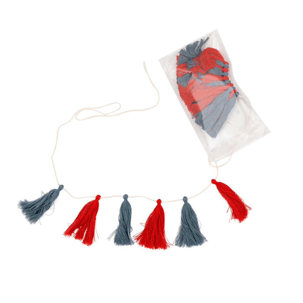 Chambray & Tassel Banner Set, Shopsweetluluss