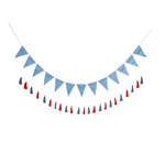 Chambray & Tassel Banner Set, Shopsweetluluss
