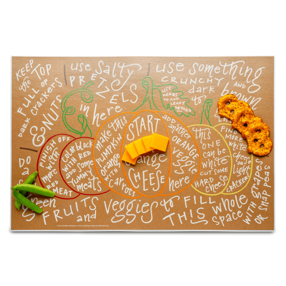 Charcuterie Cheat Sheet - Pumpkins - Shopsweetluluss