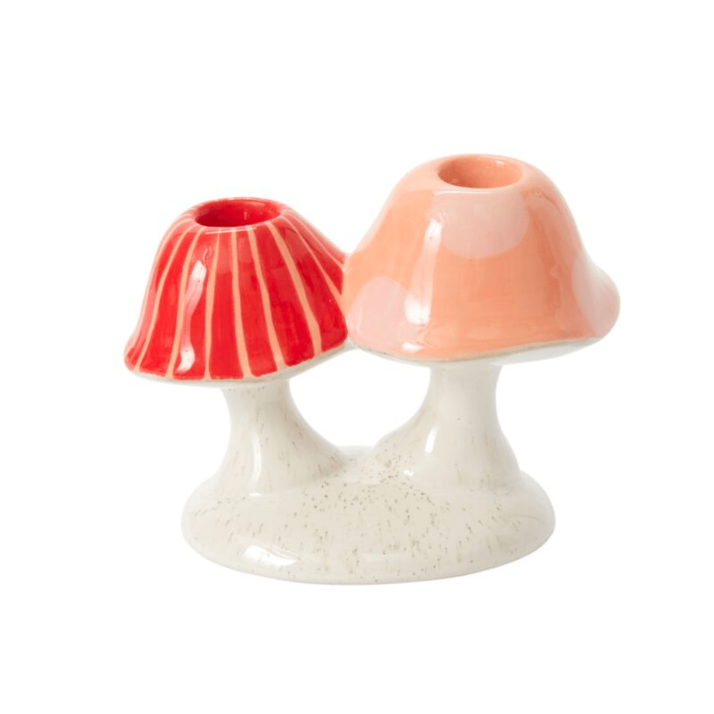 Cheerful Mushroom Candleholder, Shopsweetluluss