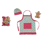 Children's Apron, Hat & Mitt Set, Cookie Pattern - Shopsweetluluss