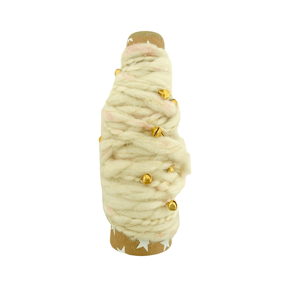 Chunky Wool Yarn w/ Mini Gold Bells, Shopsweetluluss