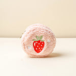 Circle Teddy Pouch - Strawberry Pink, Shopsweetluluss
