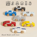 Classic Wooden Sports Cars - Set of 7, Shopsweetluluss