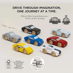 Classic Wooden Sports Cars - Set of 7, Shopsweetluluss