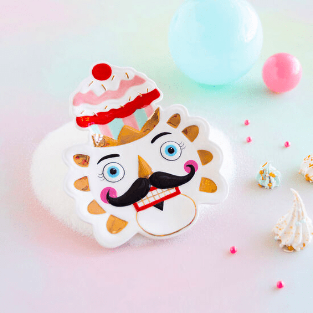 Colonel Cupcake Cookie Plate, Shopsweetluluss