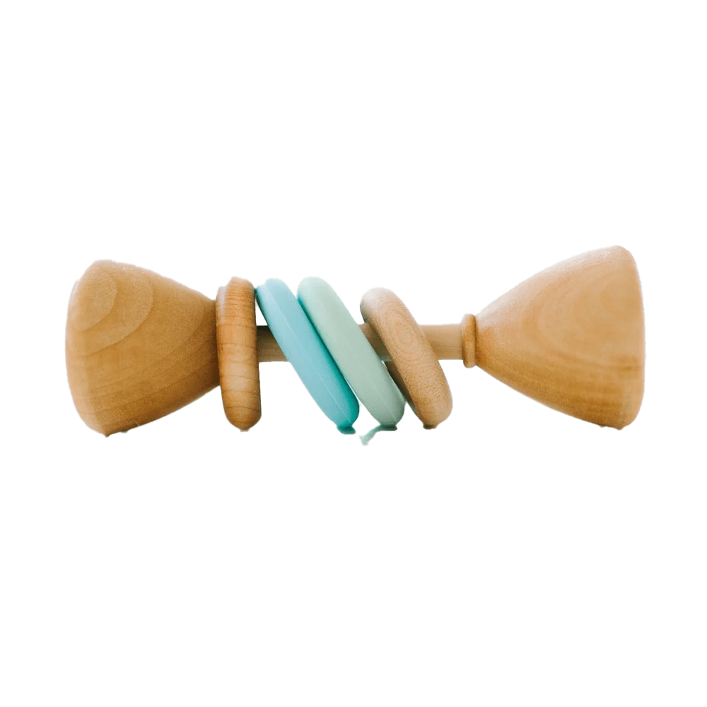 Color Block Classic Baby Rattle, Shopsweetluluss