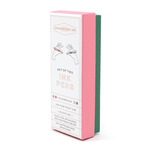 Color Block Pen Set - Red Orange & Emerald, Shopsweetluluss