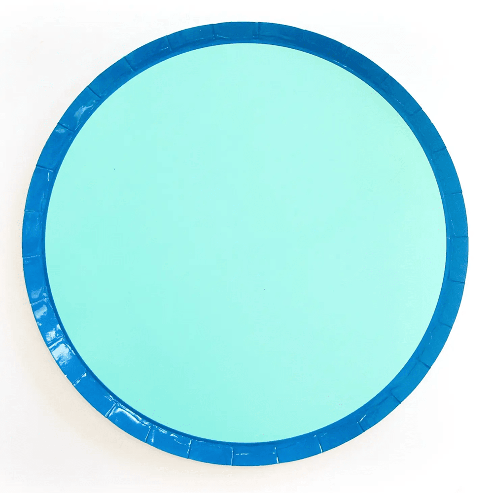 Color Block Plates - Blue & Navy, Shopsweetluluss