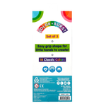 Color Burst Easy Grip Crayons: Set of 3 - 18 Classic Colors, Shopsweetluluss