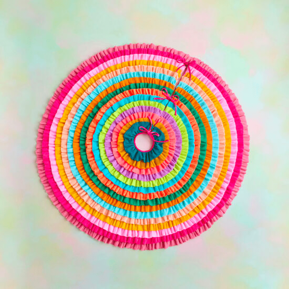 Color Pop Pleats Tree Skirt, Shopsweetluluss