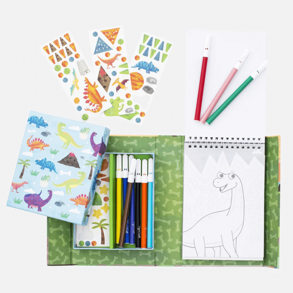 Coloring Set - Dinosaurs, Shopsweetluluss
