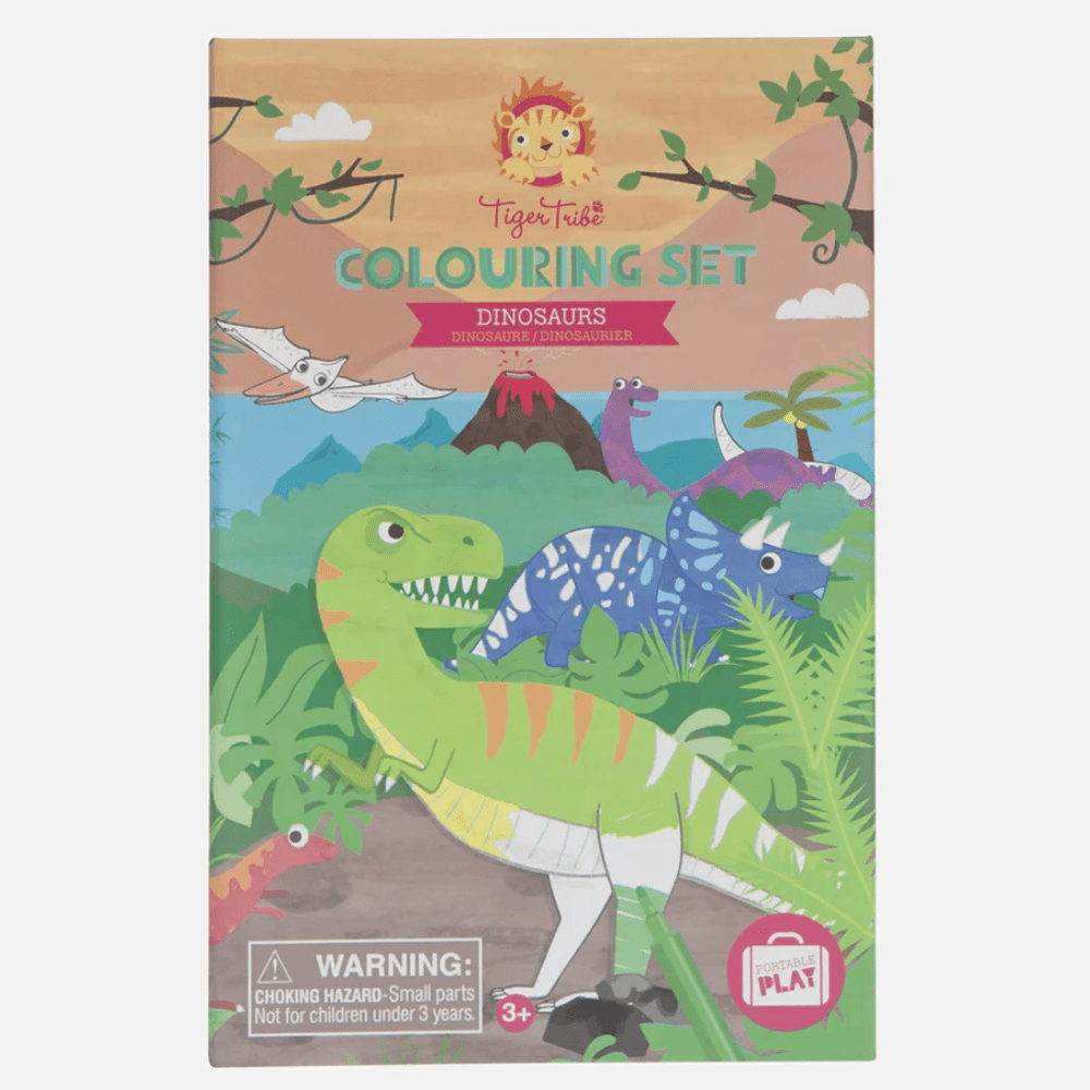 Coloring Set - Dinosaurs, Shopsweetluluss