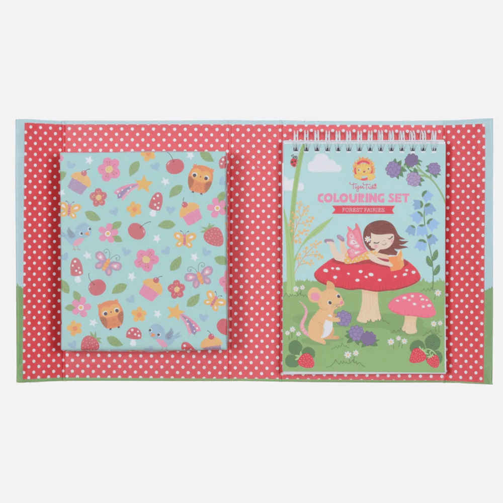 Coloring Set - Forest Fairies, Shopsweetluluss