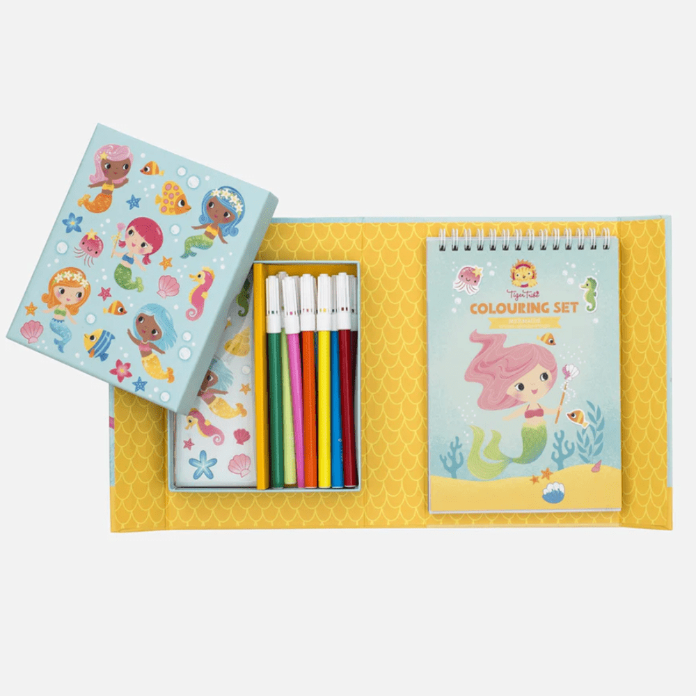 Coloring Set - Mermaids, Shopsweetluluss
