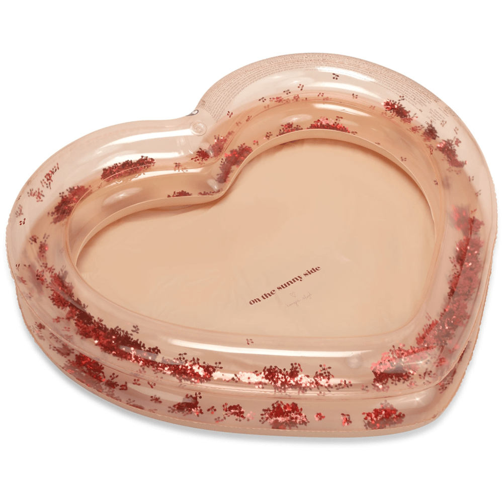 Confetti Heart Kiddie Pool - Blush, Shopsweetluluss