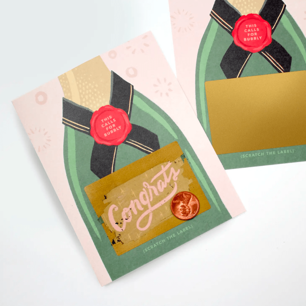 "Congrats" Hidden Message Card - Shopsweetluluss
