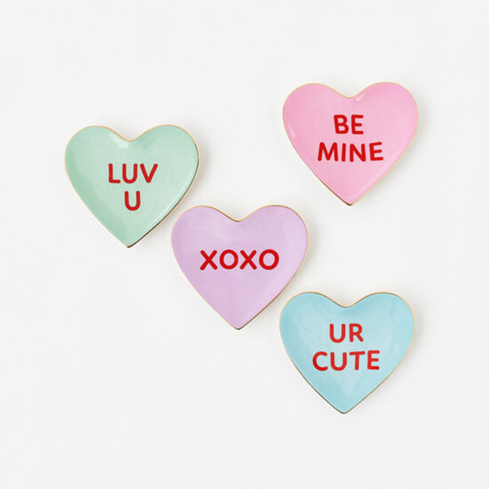 Conversation Heart Trinket Dish - 4 Style Options, Shopsweetluluss