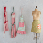 Ruffled and Cookie Pattern Apron - ShopsweetlulussAdult's Cotton Printed Apron - Ruffle & Cookie Pattern, Shopsweetluluss