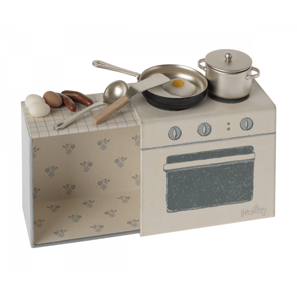 Cooking Set for Maileg Mice, Shopsweetluluss