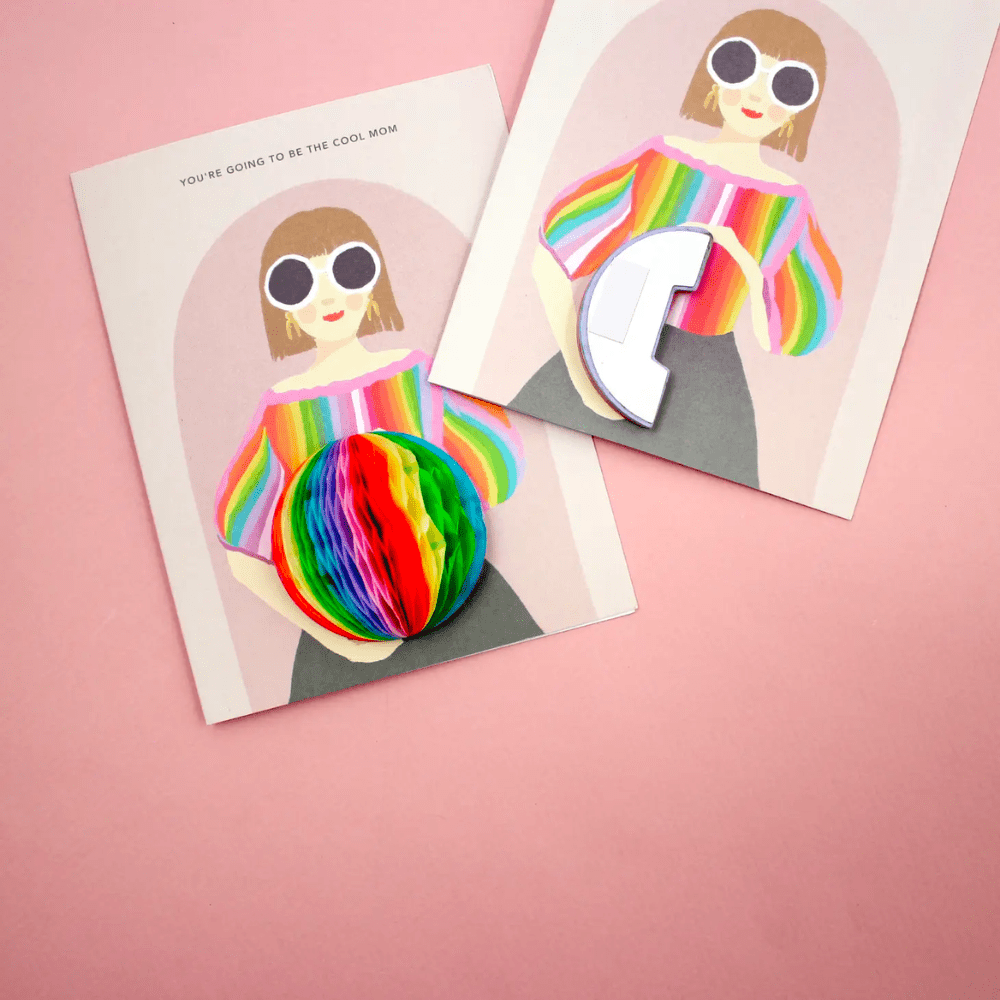 Pop-Up Cool Mom - Pregnancy/Baby/New Mom Card - Shopsweetluluss