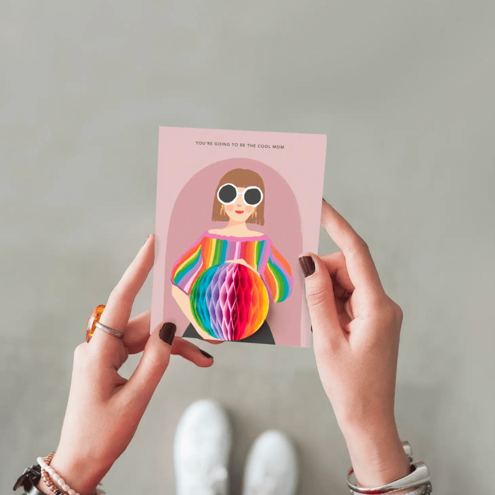 Pop-Up Cool Mom - Pregnancy/Baby/New Mom Card - Shopsweetluluss