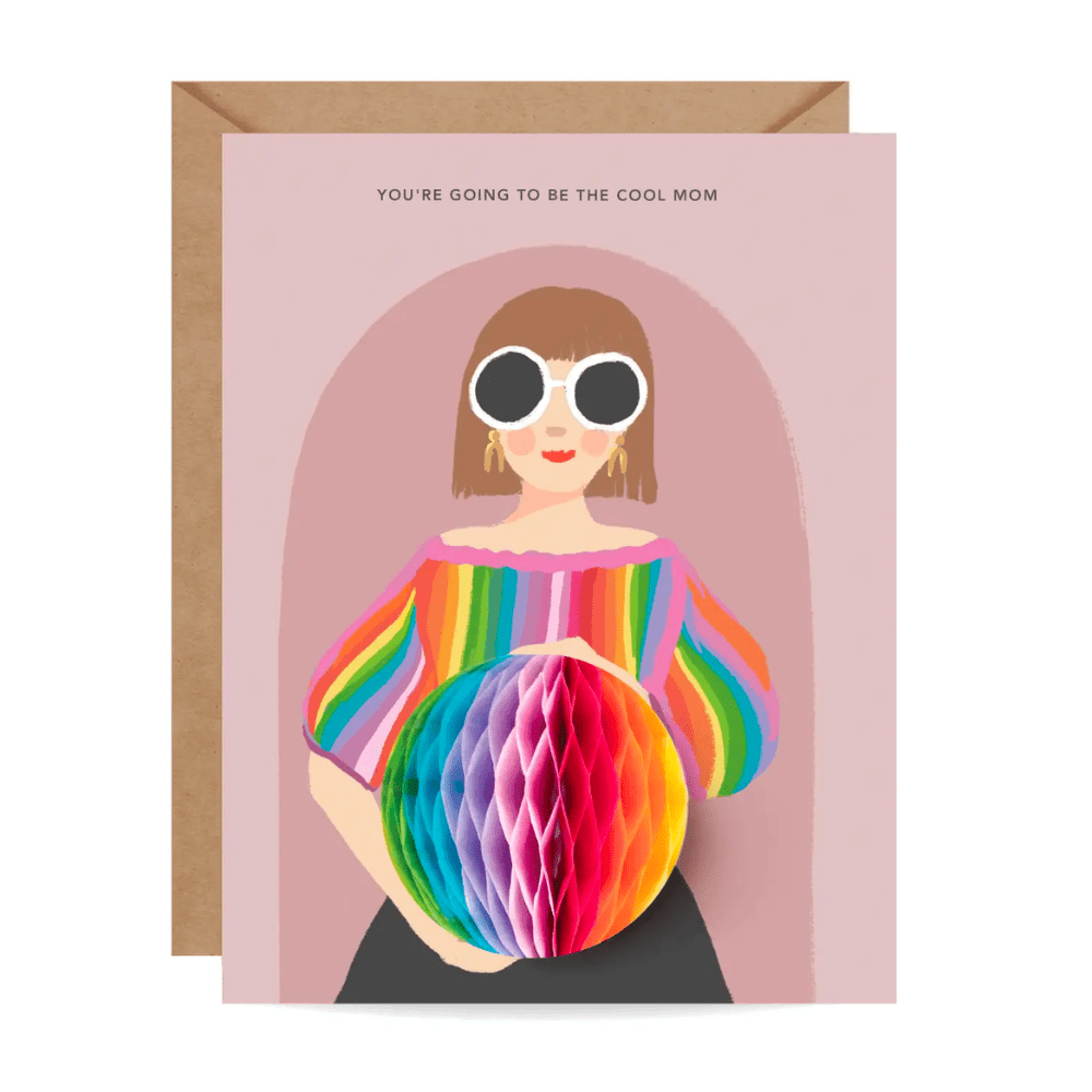 Pop-Up Cool Mom - Pregnancy/Baby/New Mom Card - Shopsweetluluss