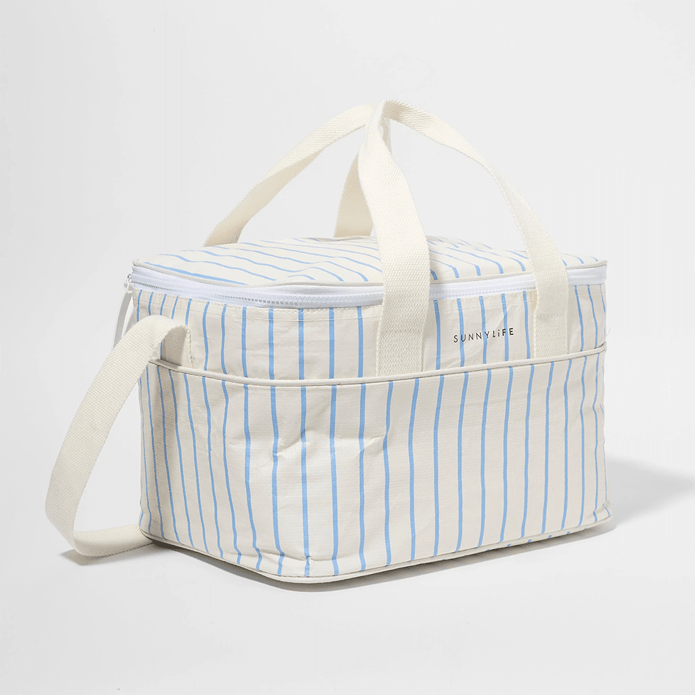 Cooler Bag - Le Weekend Mid Blue-Cream, Shopsweetluluss