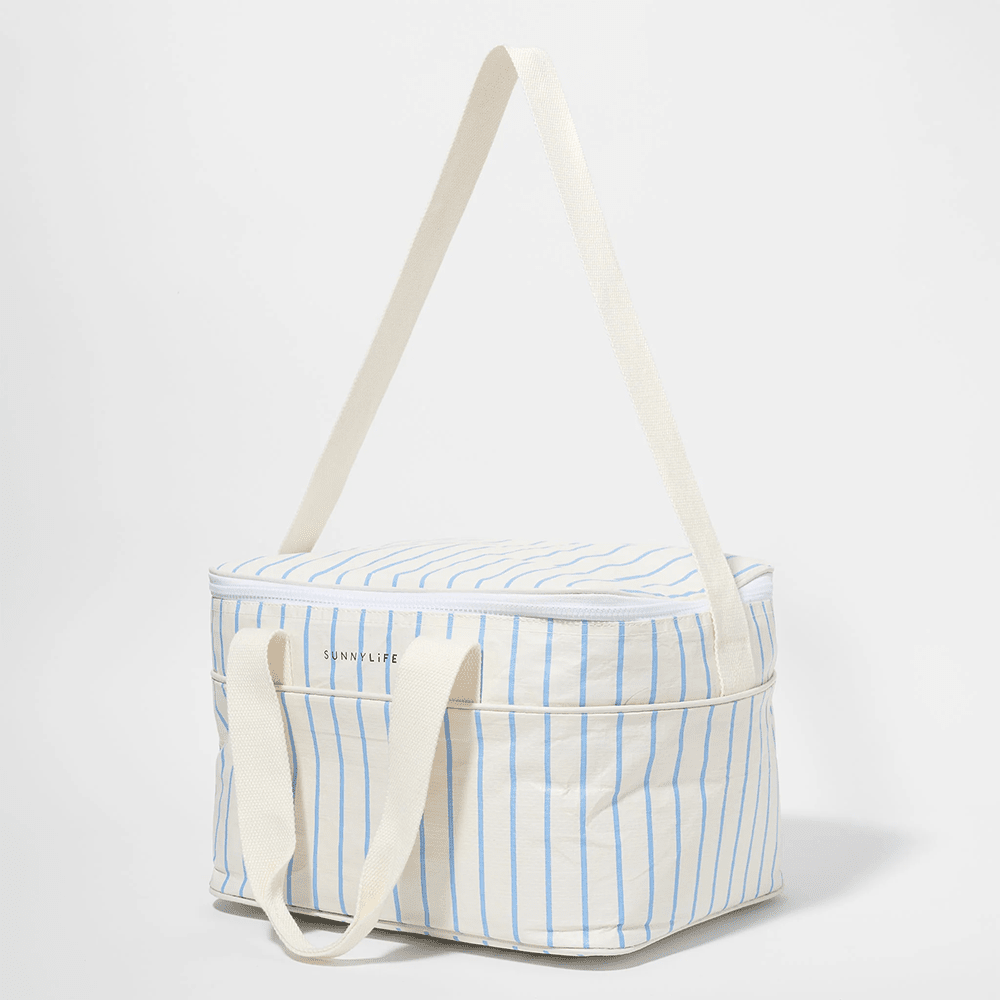 Cooler Bag - Le Weekend Mid Blue-Cream, Shopsweetluluss